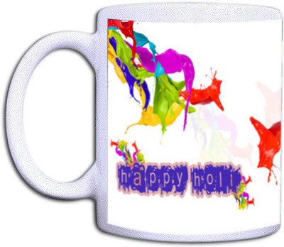 62% OFF on Shopkeeda Happy Holi Ceramic Mug 350 ml 62% OFF on Shopkeeda Happy Holi Ceramic Mug 350 ml
