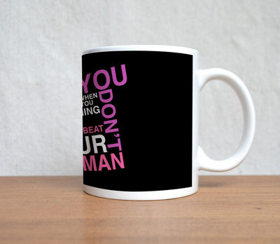 60% OFF on StyBuzz Love Is What You Feel Porcelain Mug 300 ml