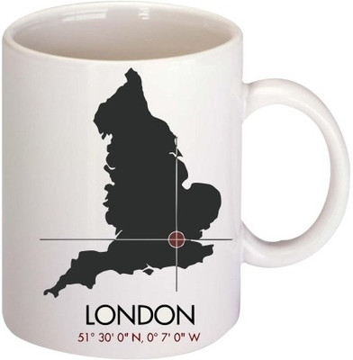 50% OFF on Printland London Buzz Coffee Ceramic Mug 350 ml