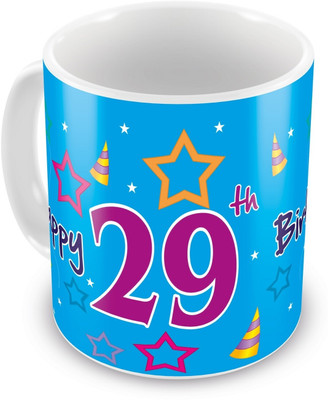 10% OFF on Everyday Gifts 29th Happy Birthday Ceramic Mug