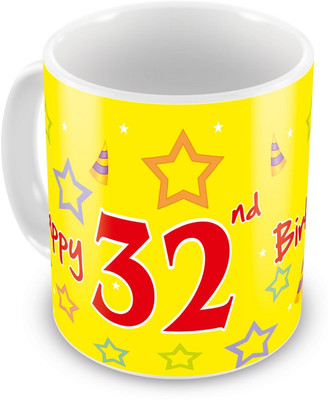 10% OFF on Everyday Gifts 32nd Happy Birthday Ceramic Mug