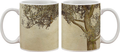 15% OFF on Artifa Tree Art Porcelain, Ceramic Mug 350 ml