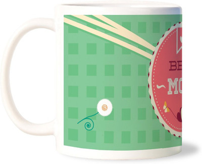 50% OFF on Lovely Collection Best Mom Porcelain Mug 325 ml