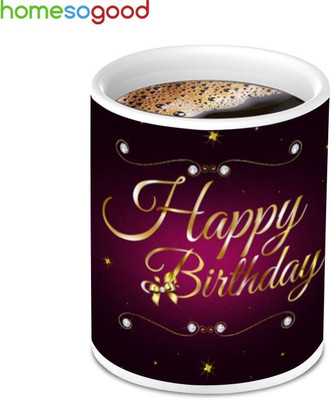 41% OFF on Home So Good Lovely Happy Birthday Ceramic Mug 280 ml 41% OFF on Home So Good Lovely Happy Birthday Ceramic Mug 280 ml