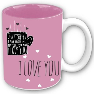 30% OFF on Printland Coffee Love Inside Color Ceramic Mug 360 ml 30% OFF on Printland Coffee Love Inside Color Ceramic Mug 360 ml