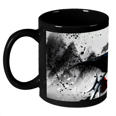 61% OFF on AMY Chinese Ninja Abstract Art Ceramic Mug 325 ml