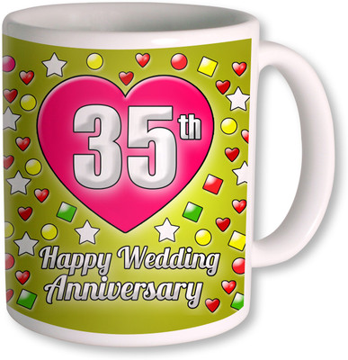 58% OFF on Photogiftsindia Gifts For 35th Wedding Anniversary Coffee Ceramic Mug 350 ml 58% OFF on Photogiftsindia Gifts For 35th Wedding Anniversary Coffee Ceramic Mug 350 ml