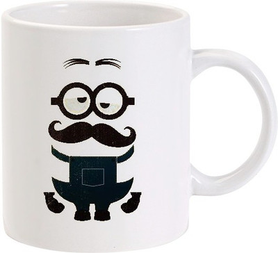 50% OFF on Lolprint Minion with a Mustache Ceramic Mug 325 ml 50% OFF on Lolprint Minion with a Mustache Ceramic Mug 325 ml