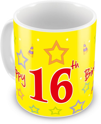 10% OFF on Everyday Gifts 16th Happy Birthday Ceramic Mug