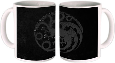 25% OFF on Shopkeeda 3D Arms House Targaryen Ceramic Mug 350 ml