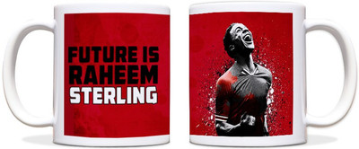 60% OFF on ShopMantra Raheem Sterling footballer Black Ceramic Mug 300 ml