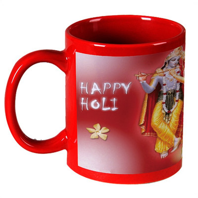 56% OFF on AMY Lord Radha Krishna Happy Holi Red Ceramic Mug 325 ml 56% OFF on AMY Lord Radha Krishna Happy Holi Red Ceramic Mug 325 ml