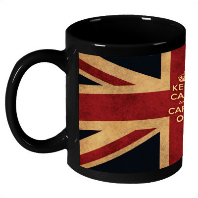 70% OFF on AMY British Carry on Quote Coffee Ceramic Mug 325 ml 70% OFF on AMY British Carry on Quote Coffee Ceramic Mug 325 ml