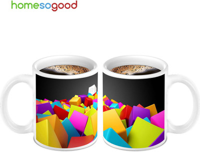 45% OFF on Homesogood Odd One Out Ceramic Mug 280 ml, Pack of 2 45% OFF on Homesogood Odd One Out Ceramic Mug 280 ml, Pack of 2