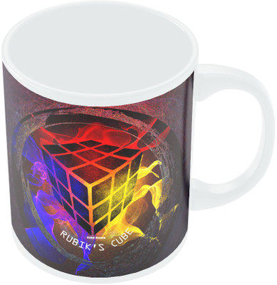 36% OFF on PosterGuy Rubik's Cube Cool Graphic Illustration Ceramic Mug 280 ml