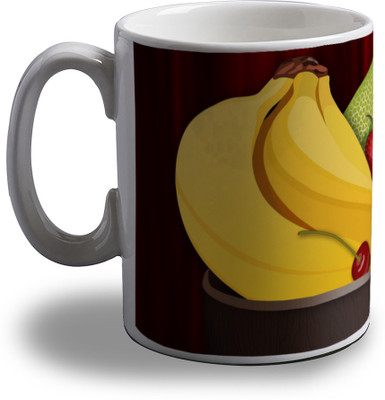 15% OFF on Artifa Fruits Basket Design Porcelain, Ceramic Mug 350 ml 15% OFF on Artifa Fruits Basket Design Porcelain, Ceramic Mug 350 ml