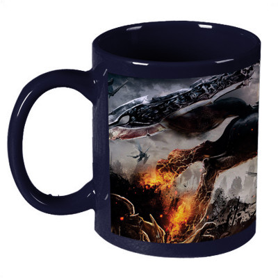 56% OFF on Amy War Darksiders Dark Blue Ceramic Mug 330 ml