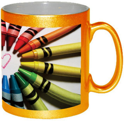 57% OFF on AMY Crayons With Heart coffee Ceramic Mug 57% OFF on AMY Crayons With Heart coffee Ceramic Mug