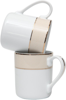 5% OFF on Lakline 80140 Porcelain Mug 350 ml, Pack of 2 5% OFF on Lakline 80140 Porcelain Mug 350 ml, Pack of 2