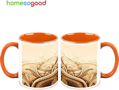 37% OFF on HomeSoGood The Ancient Art QTY 2 Ceramic Mug 325 ml, Pack of 2 37% OFF on HomeSoGood The Ancient Art QTY 2 Ceramic Mug 325 ml, Pack of 2