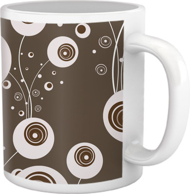 60% OFF on Tiedribbons Kinda Sexy_Modern Geometric_Steamy Light and Blue Pattern Ceramic Mug 325 ml