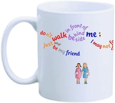 32% OFF on Smileonline Customized Be My Friend Coffee Ceramic Mug