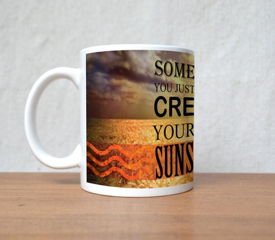 60% OFF on StyBuzz Some Day Create Sunshine Porcelain Mug 300 ml 60% OFF on StyBuzz Some Day Create Sunshine Porcelain Mug 300 ml