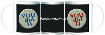 50% OFF on Refeel Gifts You Did It - Congratulations Ceramic Mug 325 ml 50% OFF on Refeel Gifts You Did It - Congratulations Ceramic Mug 325 ml