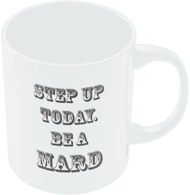7% OFF on PosterGuy Be A Man Mard Moustache Coffee Ceramic Mug 300 ml 7% OFF on PosterGuy Be A Man Mard Moustache Coffee Ceramic Mug 300 ml