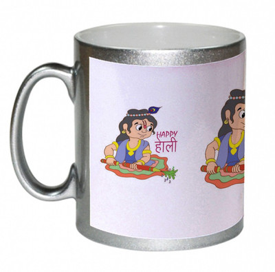 55% OFF on AMY Cute Playing Holi Krishna Cartoon Ceramic Mug 325 ml 55% OFF on AMY Cute Playing Holi Krishna Cartoon Ceramic Mug 325 ml