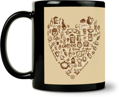 45% OFF on ShopMantra Coffee Heart Typography Ceramic Mug 300 ml 45% OFF on ShopMantra Coffee Heart Typography Ceramic Mug 300 ml