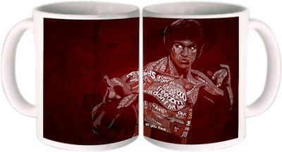 25% OFF on Shopkeeda Bruce Lee Ceramic Mug 350 ml