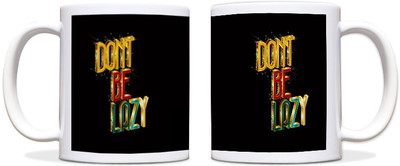 65% OFF on ShopMantra Don't Be Lazy Black Ceramic Mug 300 ml 65% OFF on ShopMantra Don't Be Lazy Black Ceramic Mug 300 ml