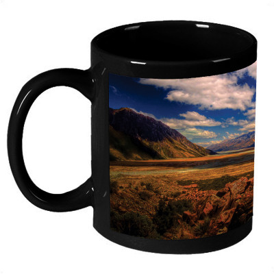 72% OFF on AMY Beautiful Cloudy Weather Scenery Ceramic Mug 325 ml
