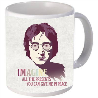 Snoogg Imagine, All the presents you can give me in peace Ceramic Mug Snoogg Imagine, All the presents you can give me in peace Ceramic Mug