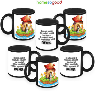 41% OFF on HomeSoGood The Best Friends Coffee Ceramic Mug 325 ml, Pack of 6 41% OFF on HomeSoGood The Best Friends Coffee Ceramic Mug 325 ml, Pack of 6