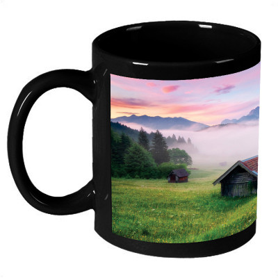 72% OFF on AMY Beautiful Cute Hut Ceramic Mug 325 ml