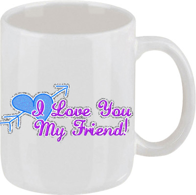 16% OFF on Ellicon 194 I Love You My Friend Ceramic Mug