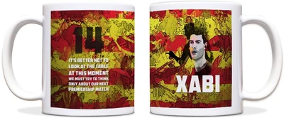 60% OFF on ShopMantra Xabi Spain Football Black Ceramic Mug 300 ml