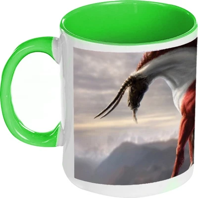 41% OFF on AMY Character Design Art Inside Green Coffee Ceramic Mug