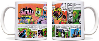 60% OFF on ShopMantra Batman Comic Black Ceramic Mug 300 ml