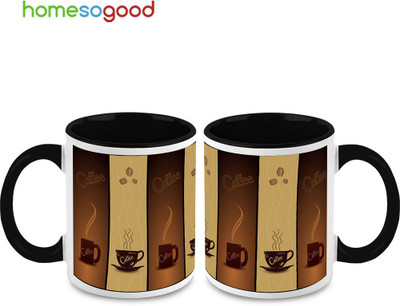 37% OFF on HomeSoGood 2 Shades Of Coffee Ceramic Mug 325 ml, Pack of 2 37% OFF on HomeSoGood 2 Shades Of Coffee Ceramic Mug 325 ml, Pack of 2