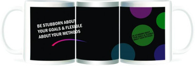 50% OFF on Refeel Gifts Be Stubborn About Your Goals Ceramic Mug 325 ml 50% OFF on Refeel Gifts Be Stubborn About Your Goals Ceramic Mug 325 ml