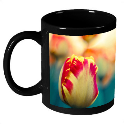 72% OFF on AMY Red And Yellow Tulip Flower Ceramic Mug 325 ml 72% OFF on AMY Red And Yellow Tulip Flower Ceramic Mug 325 ml
