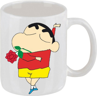 28% OFF on Ellicon E62 Shinchan Cartoon Ceramic Mug 325 ml