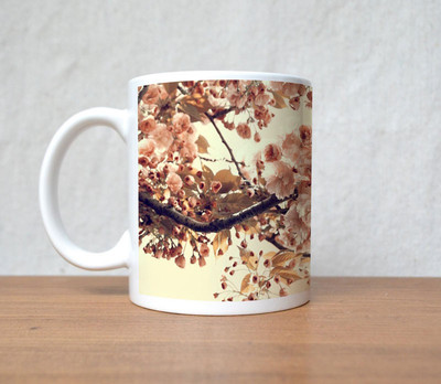 60% OFF on StyBuzz Cute Cherry Blossom Porcelain Mug 300 ml 60% OFF on StyBuzz Cute Cherry Blossom Porcelain Mug 300 ml