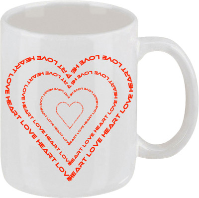 16% OFF on Ellicon 137 Love Heart Ceramic Mug 16% OFF on Ellicon 137 Love Heart Ceramic Mug