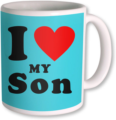 50% OFF on Photogiftsindia I Love Son Colorfull Ceramic Mug 350 g