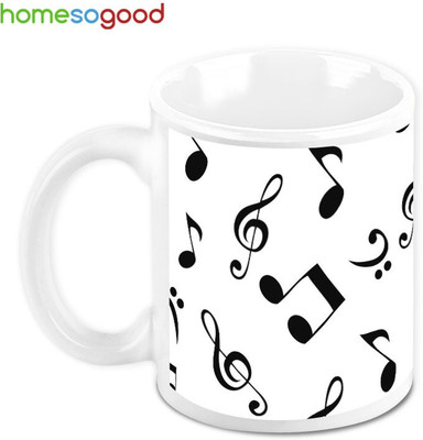 41% OFF on Homesogood The Symbol Of Music Ceramic Mug 280 ml 41% OFF on Homesogood The Symbol Of Music Ceramic Mug 280 ml