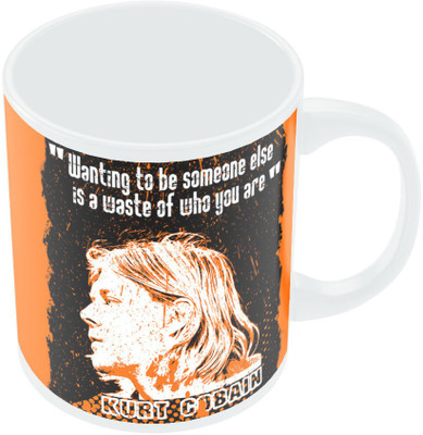 36% OFF on PosterGuy Kurt Cobain Nirvana Music Legends and Bands Ceramic Mug 280 ml